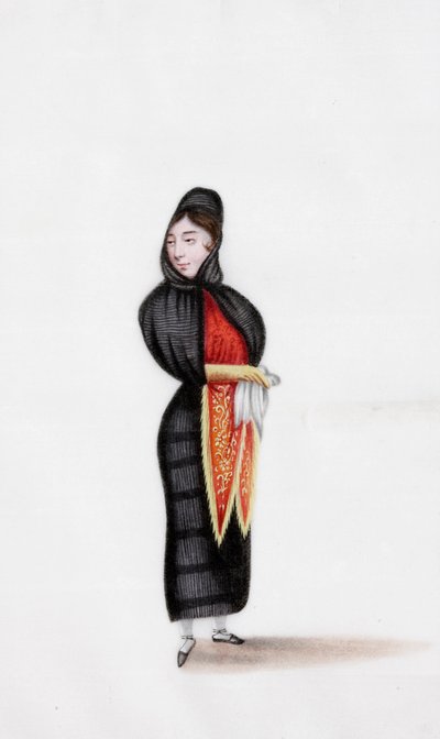Collection de douze peintures de sujets péruviens réalisées en Chine - Unbekannt Unbekannt